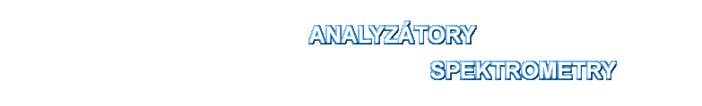 Spektrometry, analyz�tory