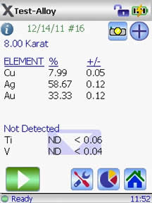 GoldXpert - common precision of Olympus Innov-X GoldXpert